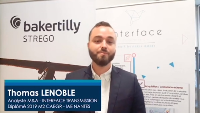 Thomas Lenoble, Diplômé CAEGR 2019 - Analyste M&A chez Interface Transmission