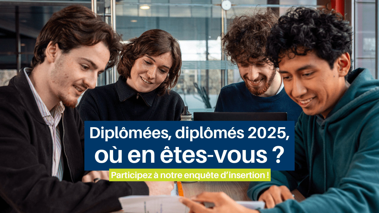 Diplômé·es promo 2025 : votre parcours compte. Faites-le savoir !