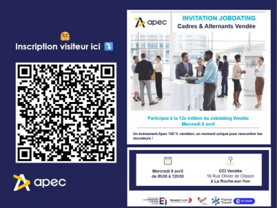 [Partenariat Apec]  JOBDATING Cadres et Alternants en Vendée