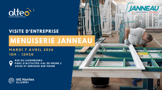 [ALTÉO] Visite de la Menuiserie Janneau à Saint Germain sur Moine